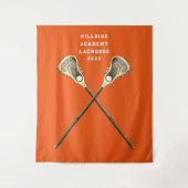 Lacrosse Party Senior Nacht Wandkleed (Voorkant)