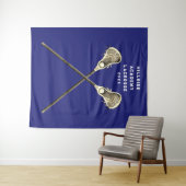 Lacrosse Party Senior Nacht Wandkleed (In Situ (horizontaal))