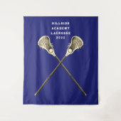 Lacrosse Party Senior Nacht Wandkleed (Voorkant)