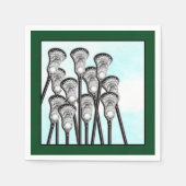 Lacrosse Party Servetten (Voorkant)