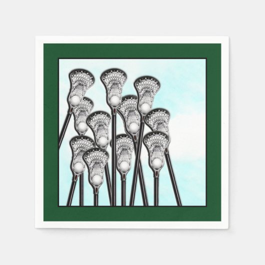 Lacrosse Party Servetten (Voorkant)