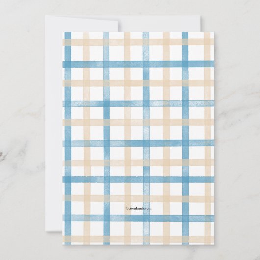 Lacrosse Party-uitnodigingen Kaart (Achterkant)