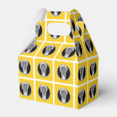 Lacrosse Party Yellow Bedankdoosjes (Achterkant)