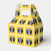 Lacrosse Party Yellow Bedankdoosjes (Voorkant Zijde)