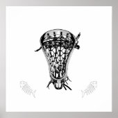 Lacrosse Pass Fish Poster (Voorkant)