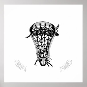 Lacrosse Pass Fish Poster