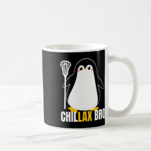 Lacrosse Penguin Funny Lax Team Lacrosse Kerst Koffiemok