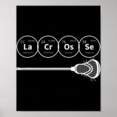 Lacrosse Periodic Table of Elements Chemistry Gift Poster (Voorkant)