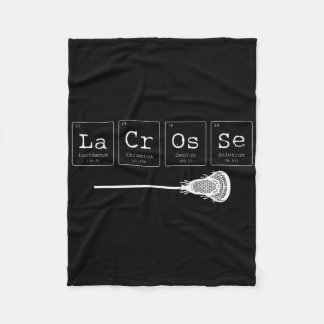 Lacrosse - Periodiek Tabel van Elementen Chemie 1 Fleece Deken