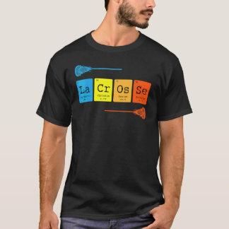 Lacrosse Periodieke tabel van elementen Chemie T-shirt