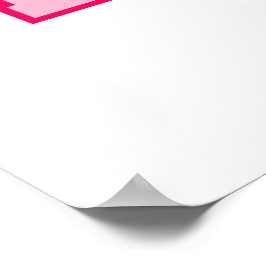 Lacrosse Pink Poster (Hoek)