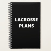 Lacrosse Planner Sportthema Lacrosse Plans (Voorkant)