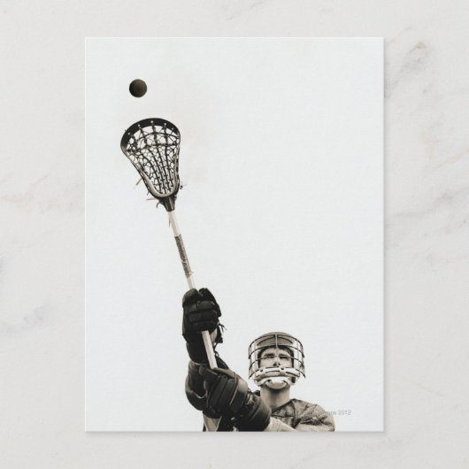 Lacrosse Player 3 Briefkaart (Voorkant)