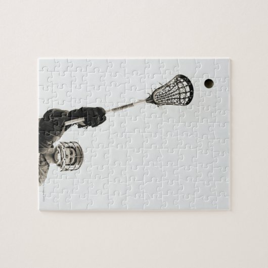 Lacrosse Player 3 Legpuzzel (Horizontaal)