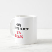Lacrosse Player Badass Koffiemok (Voorkant links)