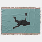 Lacrosse Player Blanket Deken (Voorkant)