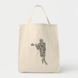 Lacrosse Player Canvas tas