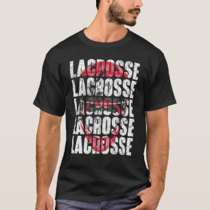 Lacrosse Player Coach Graphic T-shirt