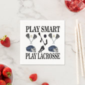 Lacrosse Player Coach Team Party Servet (Insitu)