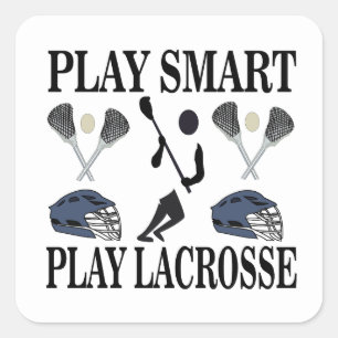 Lacrosse Player Coach Team Sport Vierkante Sticker