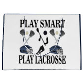 Lacrosse Player Coach Team Verjaardag Groot Cadeauzakje (Voorkant)
