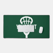 Lacrosse Player CUSTOM TEXT Team Mesh Sport Stick Bureaumat (Keyboard & Muis)