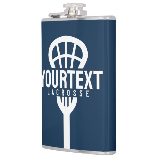 Lacrosse Player CUSTOM TEXT Team Mesh Sport Stick Heupfles (Links)