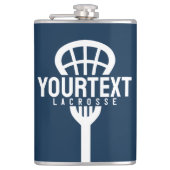 Lacrosse Player CUSTOM TEXT Team Mesh Sport Stick Heupfles (Voorkant)