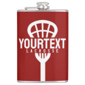 Lacrosse Player CUSTOM TEXT Team Mesh Sport Stick Heupfles (Voorkant)