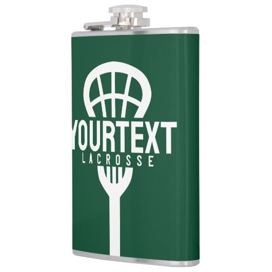 Lacrosse Player CUSTOM TEXT Team Mesh Sport Stick Heupfles (Links)