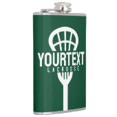 Lacrosse Player CUSTOM TEXT Team Mesh Sport Stick Heupfles (Rechts)