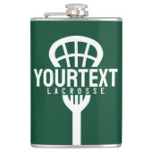 Lacrosse Player CUSTOM TEXT Team Mesh Sport Stick Heupfles (Voorkant)