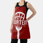 Lacrosse Player CUSTOM TEXT Team Mesh Sport Stick Schort (Insitu)