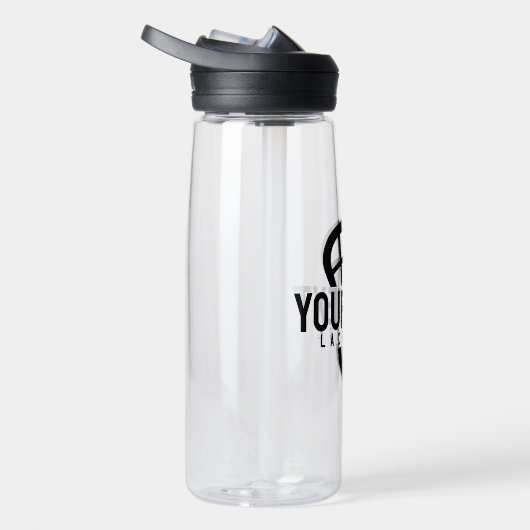 Lacrosse Player CUSTOM TEXT Team Mesh Sport Stick Waterfles (Rechts)