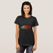 Lacrosse Player Evolution Coach Team T-shirt (Voorkant volledig)