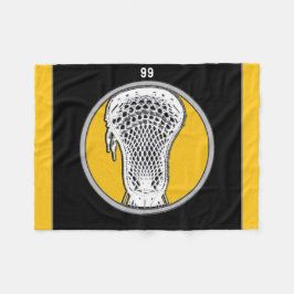 Lacrosse Player Fleece Deken