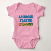 Lacrosse Player in training (future) Romper (Voorkant)