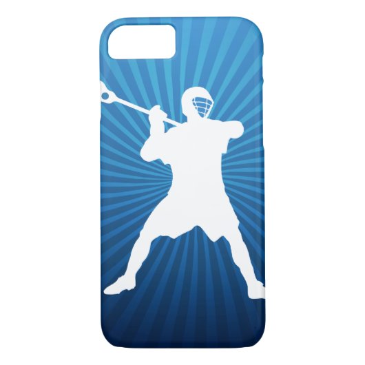 Lacrosse Player iPhone 7 hoesje (Achterkant)