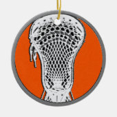 Lacrosse Player Keramisch Ornament (Voorkant)