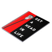 Lacrosse Player Notitieboek (Linkerzijde)