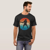 Lacrosse Player Retro Cool 80S 90S Lover T-shirt (Voorkant volledig)