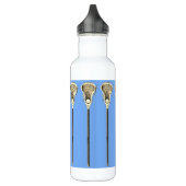 Lacrosse Player Roestvrij stalen flesje Waterfles (Links)