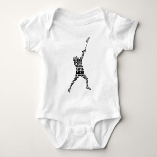 Lacrosse Player Romper (Voorkant)