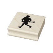 Lacrosse Player Rubberstempel (Stempel)