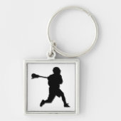 Lacrosse Player Sleutelhanger (Voorkant)