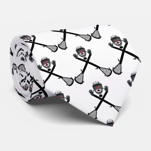 Lacrosse Player Stropdas (Opgerold)