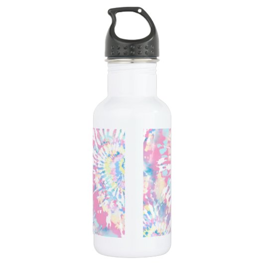 Lacrosse Player Tie Dye Name Persoonlijk Waterfles (Achterkant)