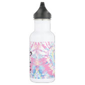 Lacrosse Player Tie Dye Name Persoonlijk Waterfles (Rechts)