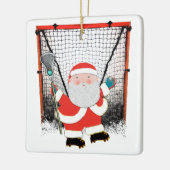 Lacrosse Player, verzamelbaar Keramisch Ornament (Links)