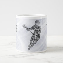 Lacrosse Player Word Art, Lax